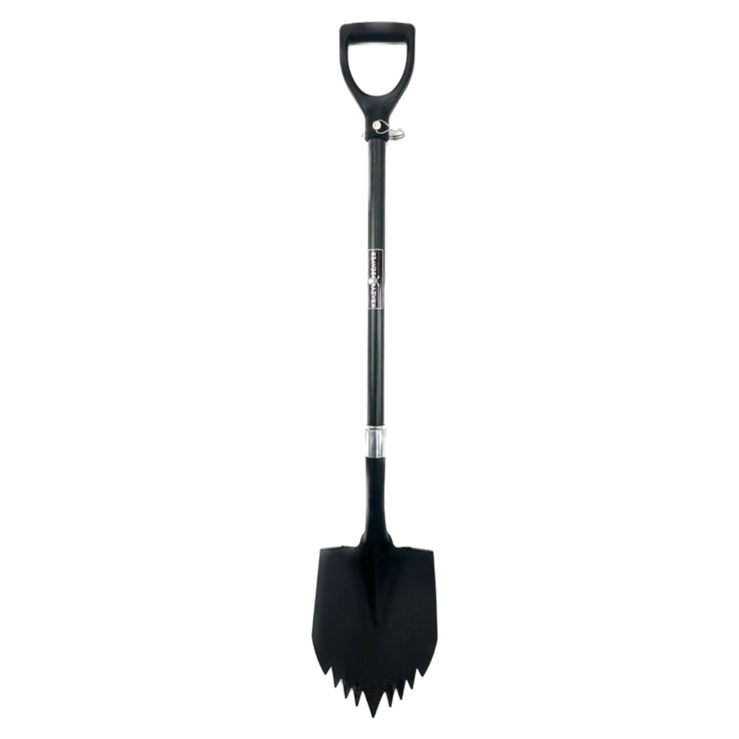 Factory Second Krazy Beaver Shovel XL #7 (Black Textured Head / Black Handle)