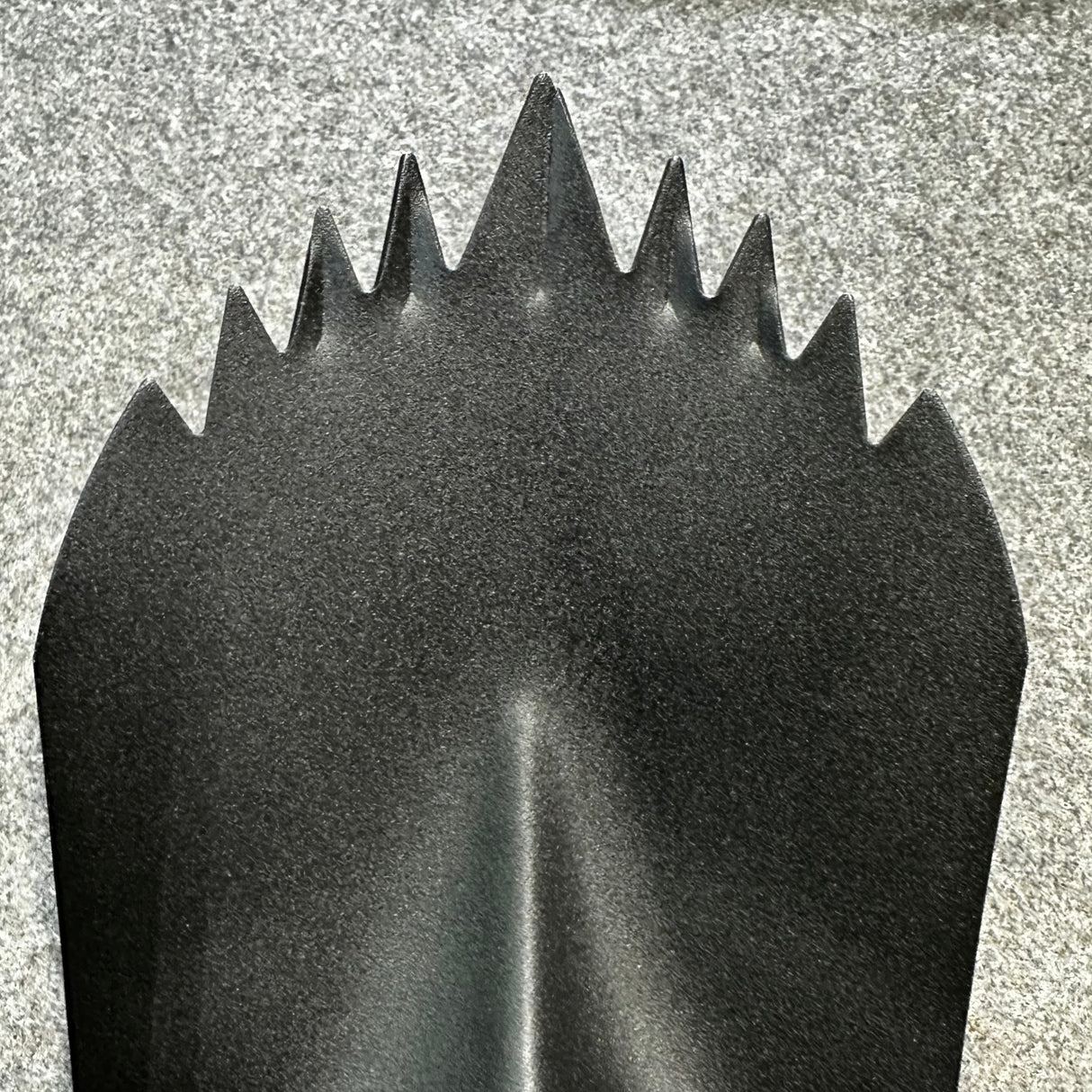 Factory Second Krazy Beaver Shovel XL #7 (Black Textured Head / Black Handle)