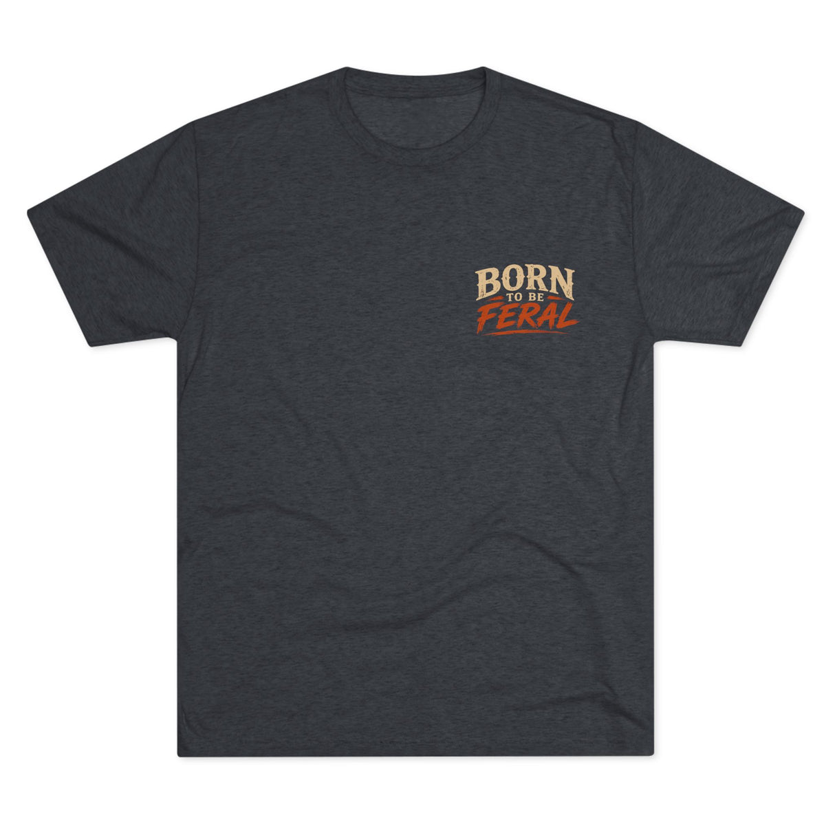 Born to Be Feral Graphic Tee — Vintage Raccoon Biker Shirt