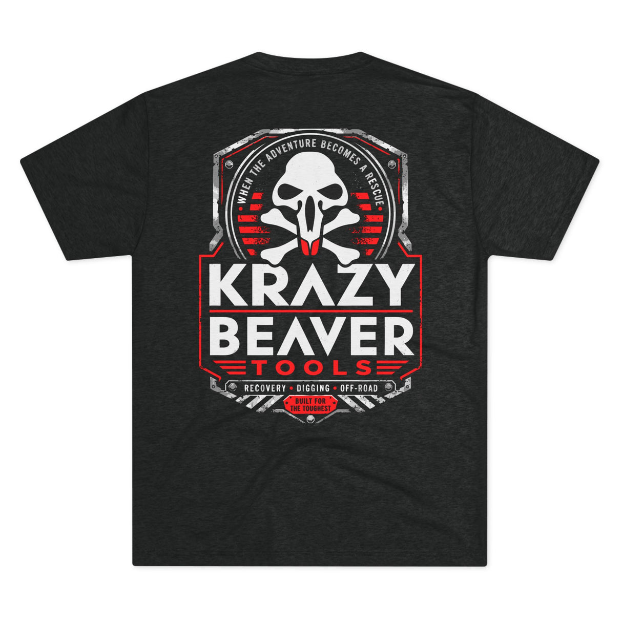 Krazy Beaver Tools Logo Tee — Outdoor Recovery & Off-Road Tool T-Shirt