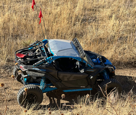 Universal ATV / UTV Roll Bar Locking Shovel Mount Kit  (Rhino Rack "Stow It" mount with Axia Alloys Clamp)