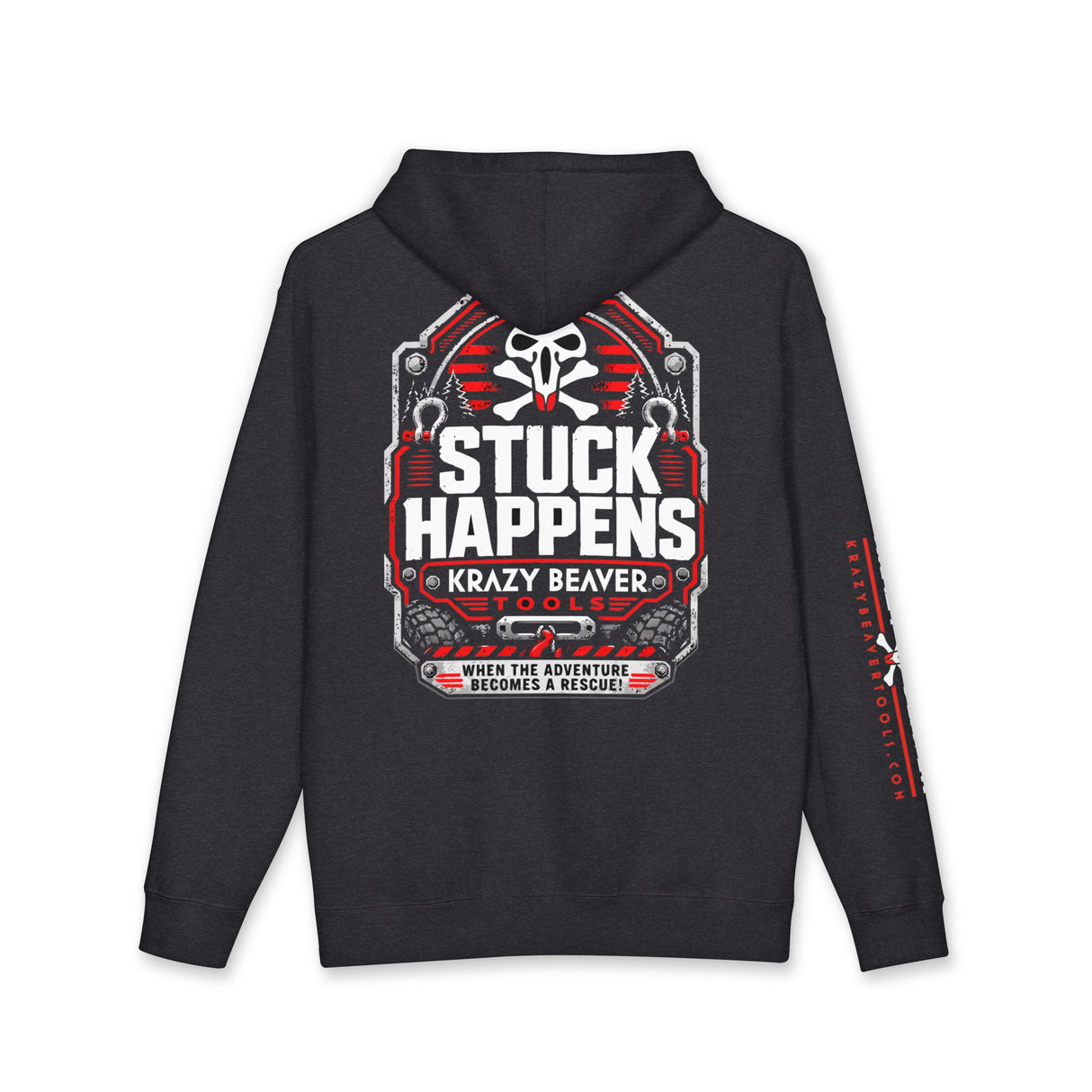 "Stuck Happens" Krazy Beaver Off‑Road Recovery Pullover
