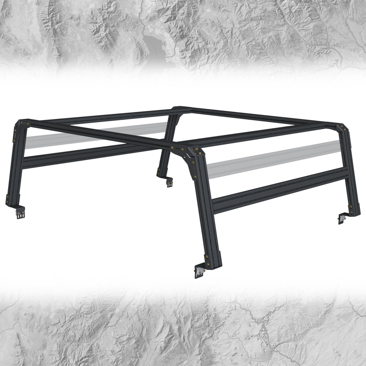 Side / Top Brace Set for XTR1 - Black Powder Coat