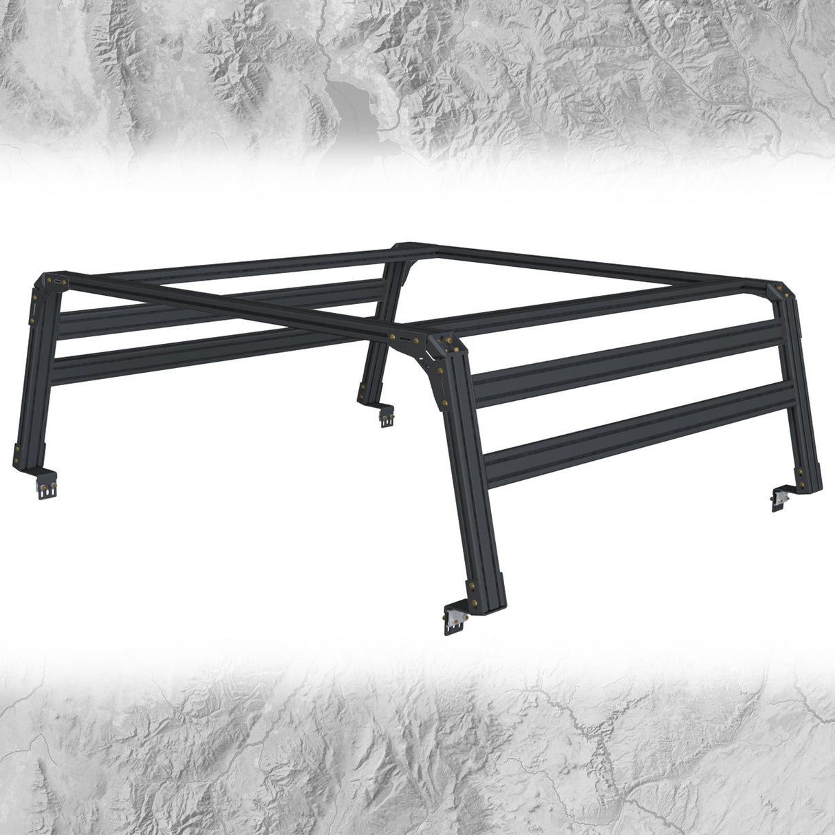 Side / Top Brace Set for XTR1 - Black Powder Coat