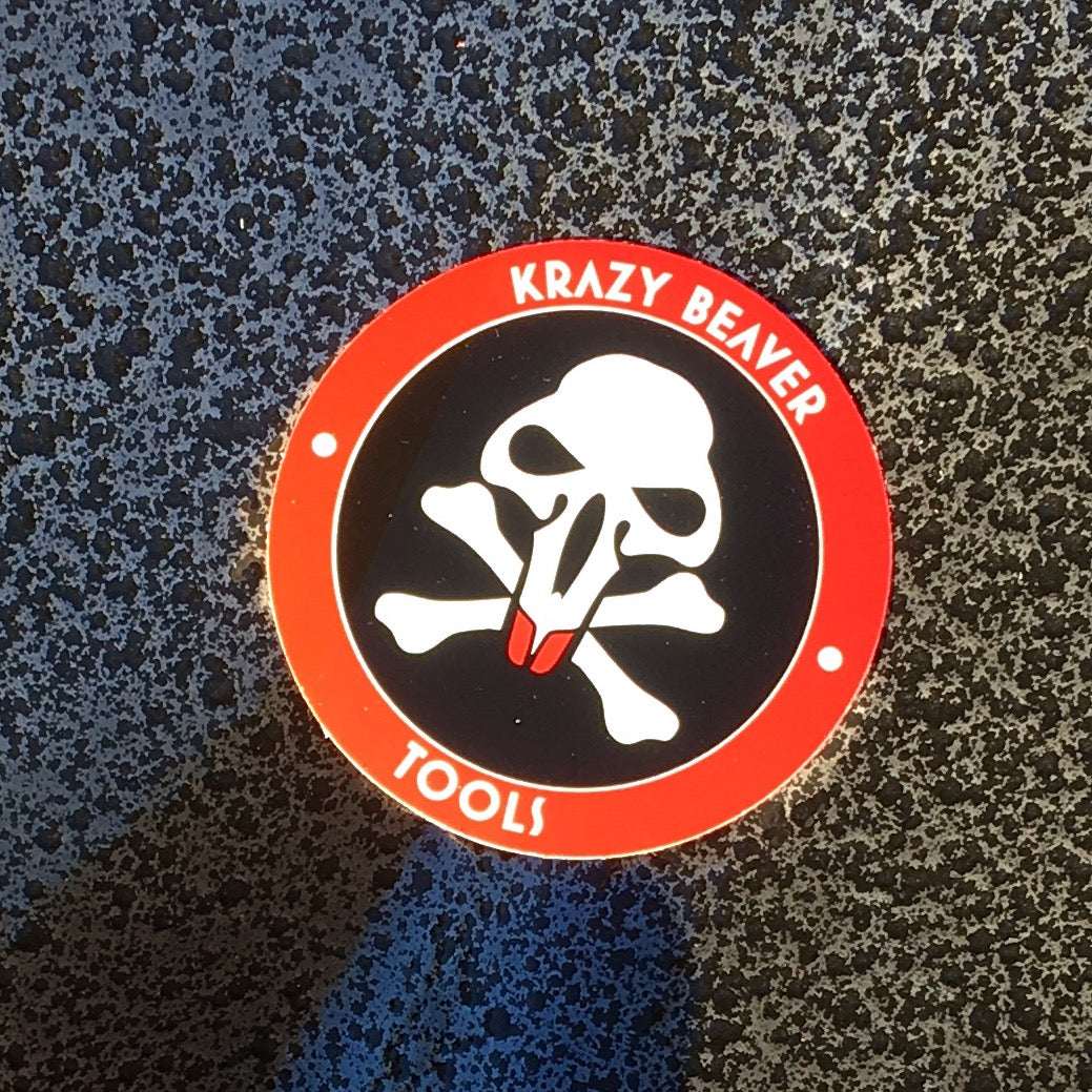 Krazy Beaver 3" Decal