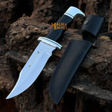 Clip Point Bowie Knife 6” D2 Steel | G10 Handle