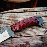 Handforged D2 Bowie Knife 8 Inch Blade G10 Handle