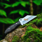 Compact D2 Hunting Knife | Fixed Blade with G10 Handle