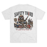 Born Feral Tee — "Safety Third" Graphic T-Shirt
