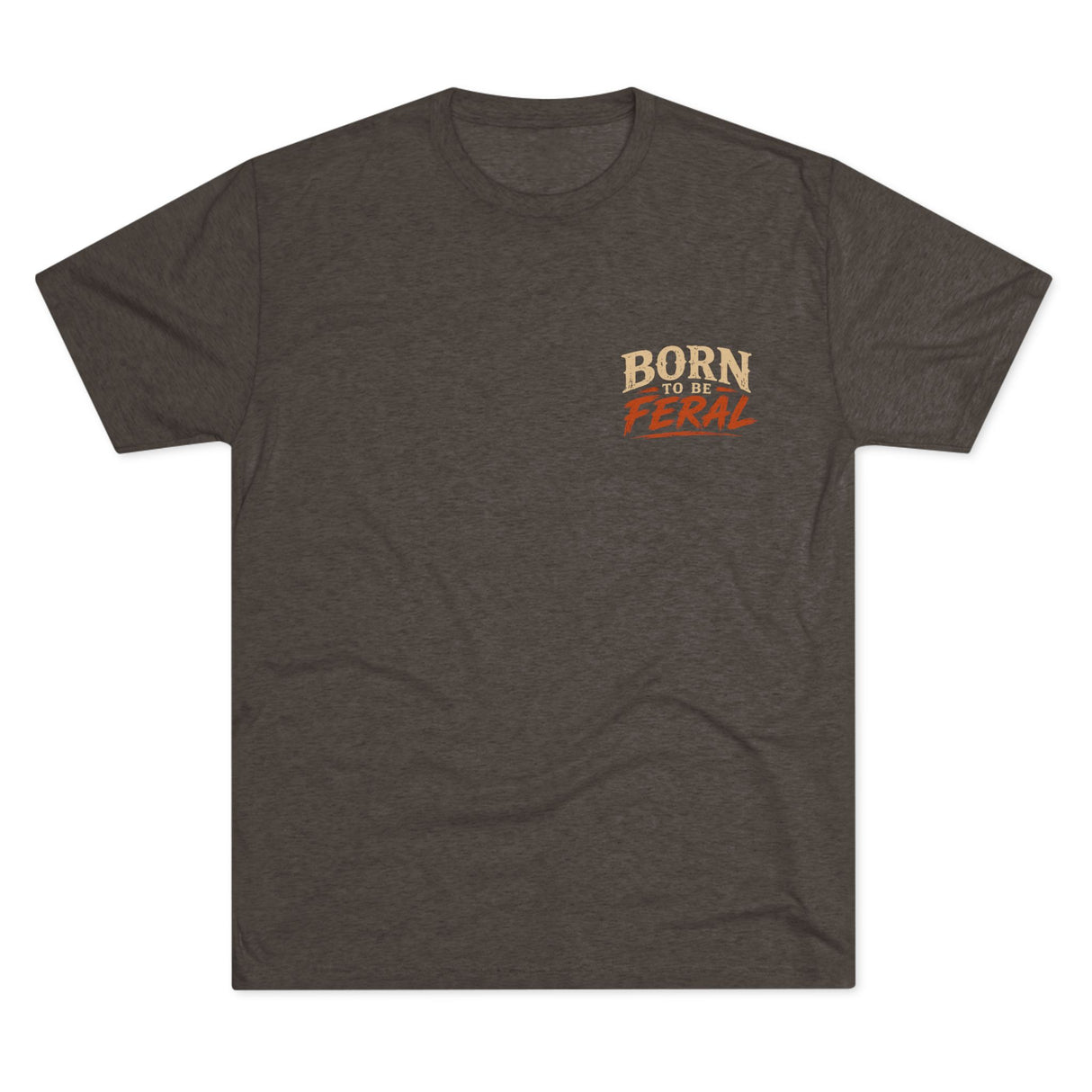 Born to Be Feral Graphic Tee — Vintage Raccoon Biker Shirt