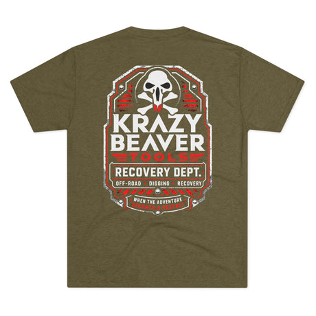 Krazy Beaver Tools Recovery Dept. T‑Shirt
