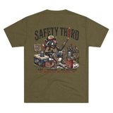 Born Feral Tee — "Safety Third" Graphic T-Shirt
