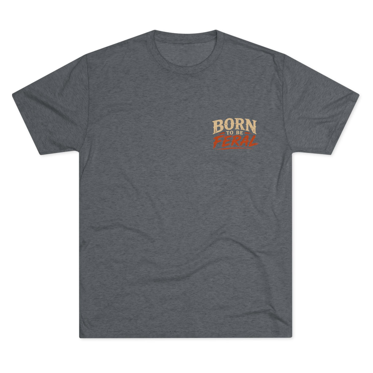 Born to Be Feral Graphic Tee — Vintage Raccoon Biker Shirt