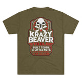 Krazy Beaver Tools Graphic Tee — 'Built Tough' Workwear T‑Shirt