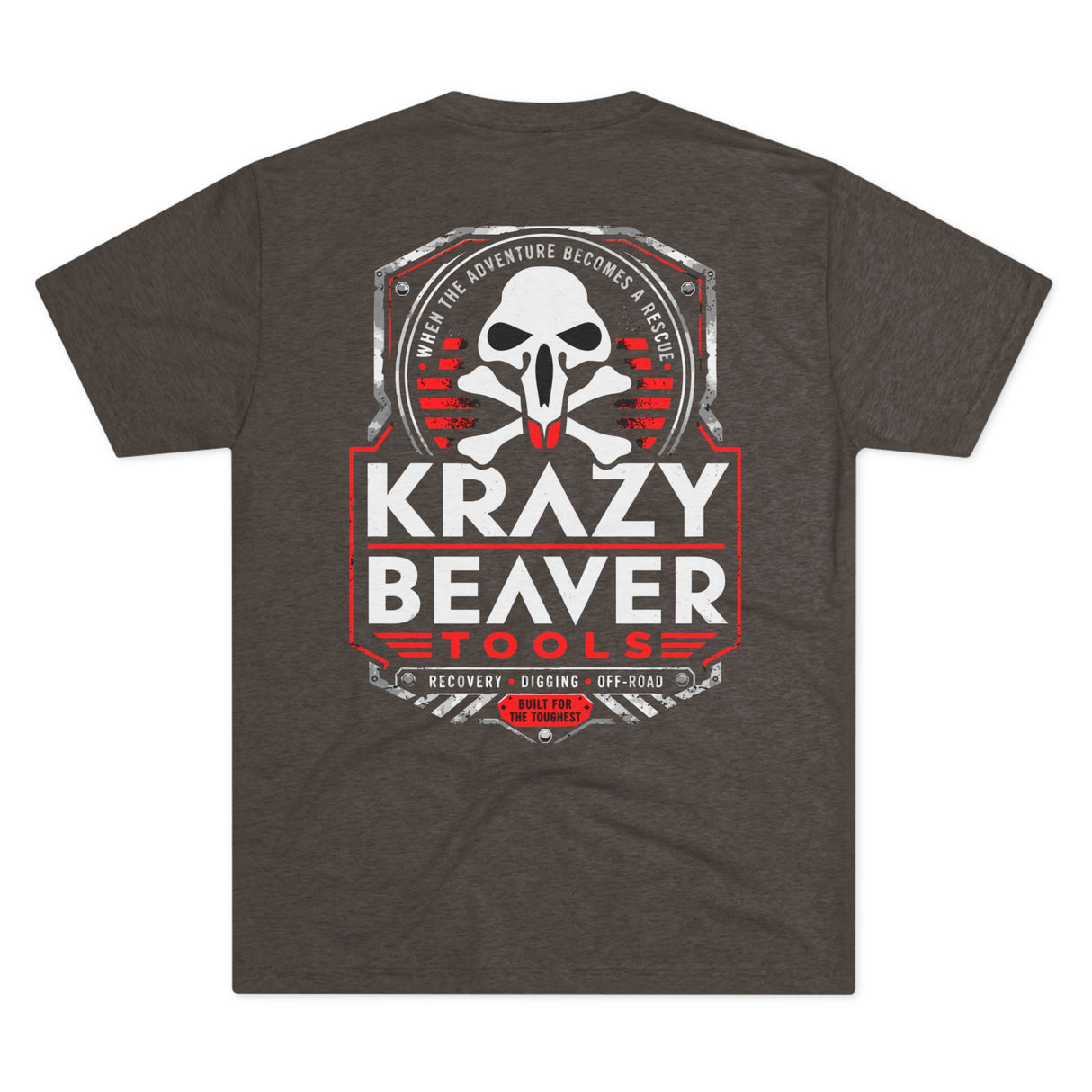Krazy Beaver Tools Logo Tee — Outdoor Recovery & Off-Road Tool T-Shirt