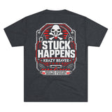Stuck Happens Tee — Krazy Beaver Tools Adventure Rescue T‑Shirt