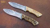 Handmade Hunting Knives Set | Camel Bone