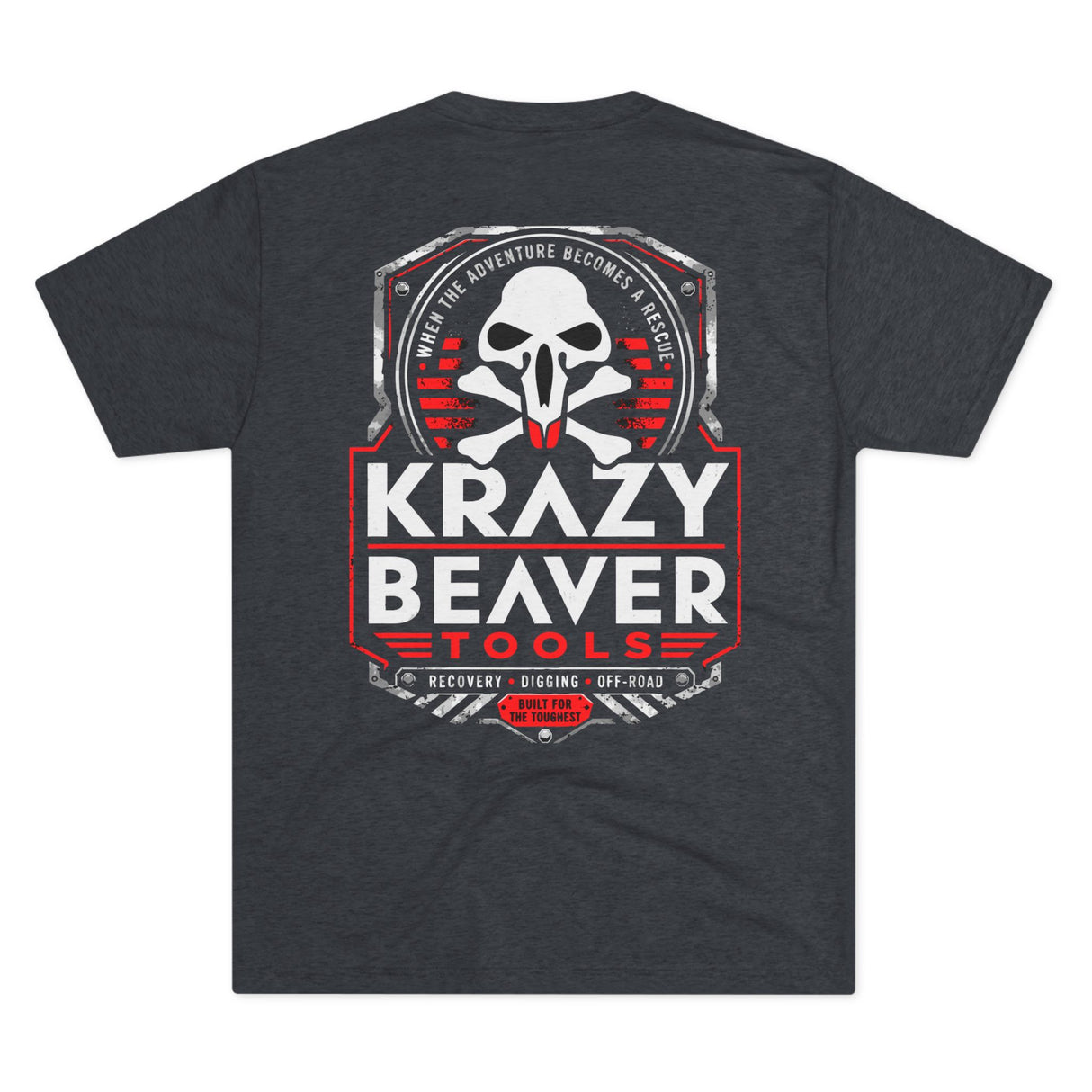 Krazy Beaver Tools Logo Tee — Outdoor Recovery & Off-Road Tool T-Shirt