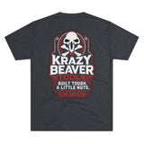 Krazy Beaver Tools Graphic Tee — 'Built Tough' Workwear T‑Shirt