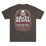 Krazy Beaver Tools Tee — Recovery Dept. Off‑Road Digging Crew Shirt