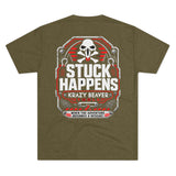 Stuck Happens Tee — Krazy Beaver Tools Adventure Rescue T‑Shirt