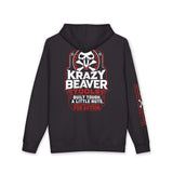 Hoodie — Krazy Beaver Tools Logo Pullover ("Built Tough, A Little Nuts" )
