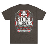 Stuck Happens Tee — Krazy Beaver Tools Adventure Rescue T‑Shirt