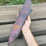 Double Edge Bowie Knife 15” J2 Steel | Micarta G10