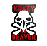 Krazy Beaver decal