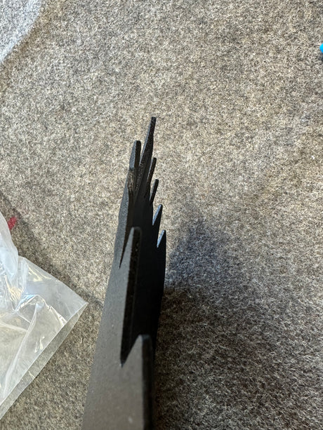 Factory Second Krazy Beaver Shovel XL #7 (Black Textured Head / Black Handle)