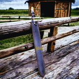 Damascus Battle Medieval sword with Leather sheath-908