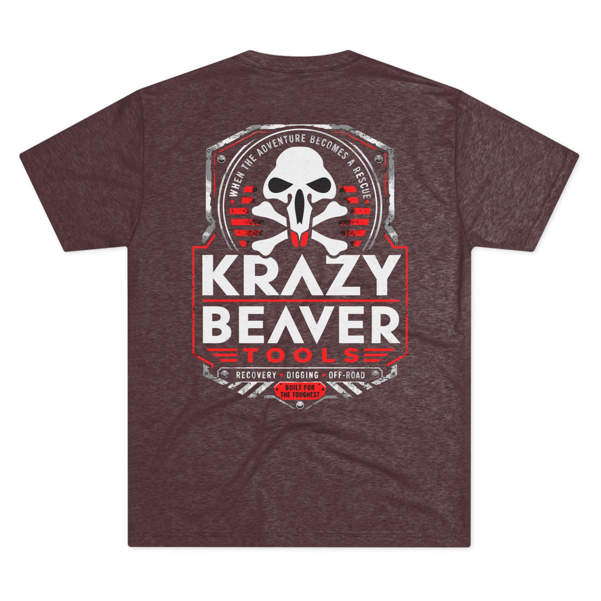 Krazy Beaver Tools Logo Tee — Outdoor Recovery & Off-Road Tool T-Shirt