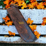 D2 Bowie Knife | Rosewood Handle | Bushcraft Tool.