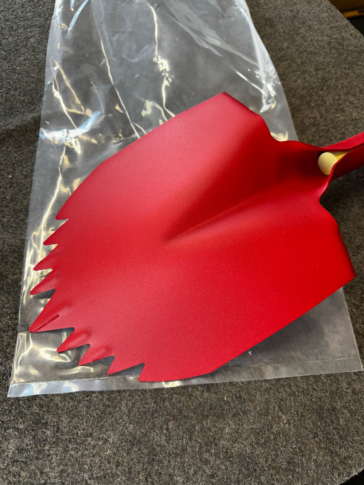 Factory Second Krazy Beaver Shovel #15 with guard (Textured Red Head / Yellow Handle 45637)