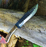 D2 Stag Hunting Knife Full Tang 7 Inch Blade