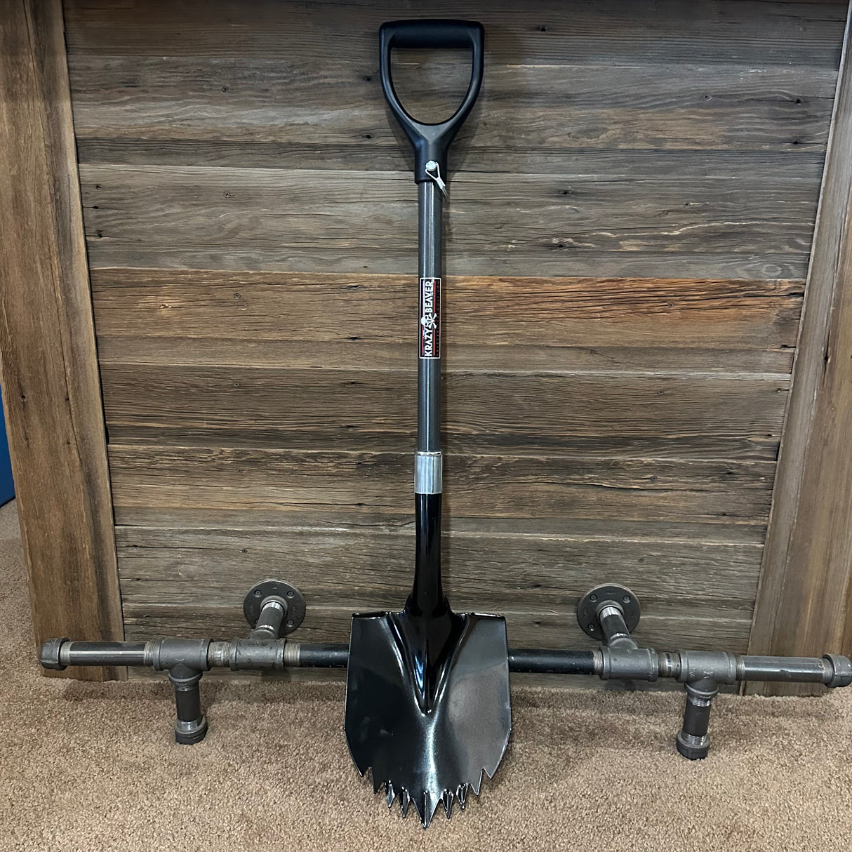 Factory Second Krazy Beaver Shovel (Metallic Black Edition custom)