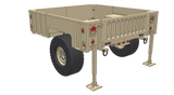 XTR3 Bed Rack for M1101 Style Military Trailer