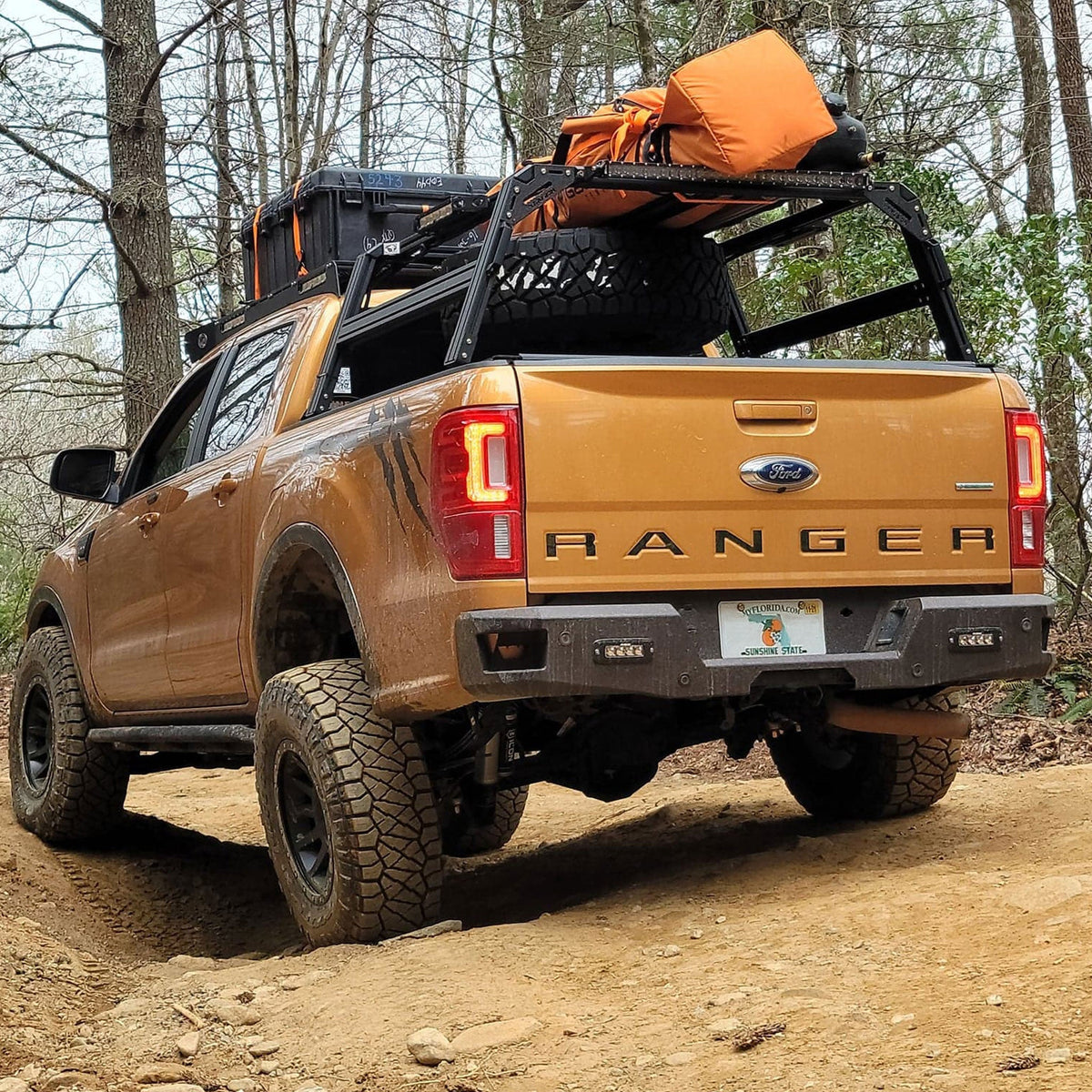 Ford Ranger Abed Rack XTR1 Bed Rack for Retrax XR Cover - 2019+ Ford Ranger – Krazy Beaver Tools