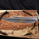 Copper Damascus Alamo Musso Bowie Knife