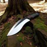 Bushcraft Knife – 5 mm Blade & Red Micarta Handle