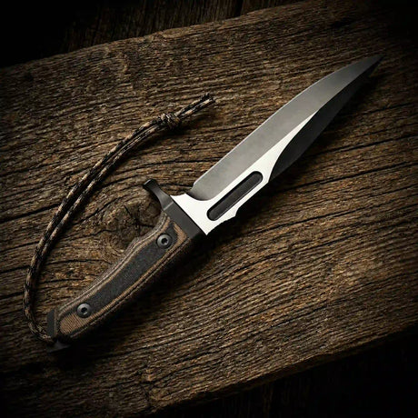 Rambo-Style Survival Bowie Knife – 14" D2 Spear Point with G10 Handle
