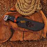Bowie Knife 13” Damascus Steel | Malika Knives