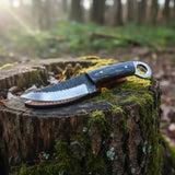 RingTail D2 Hunting Knife Pakka Wood Handle