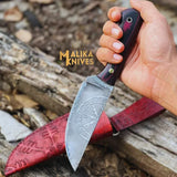Viking Hunting Knife D2 Steel Vegvisir Engraved