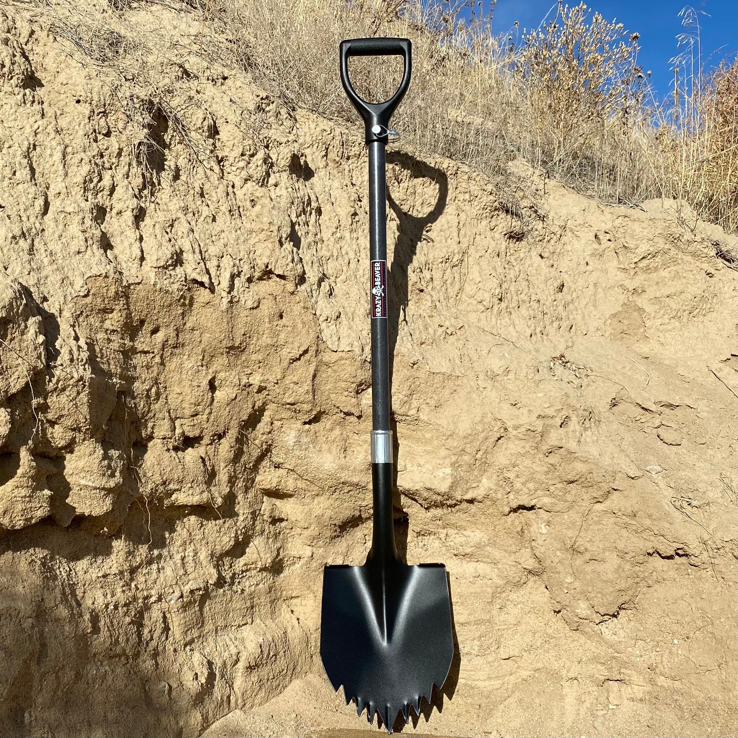 Krazy Beaver Shovel XL (Black Textured Head / Black Handle