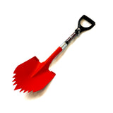 ATV / UTV Krazy Beaver Shorty Shovel (Textured Red Head / Black Handle)