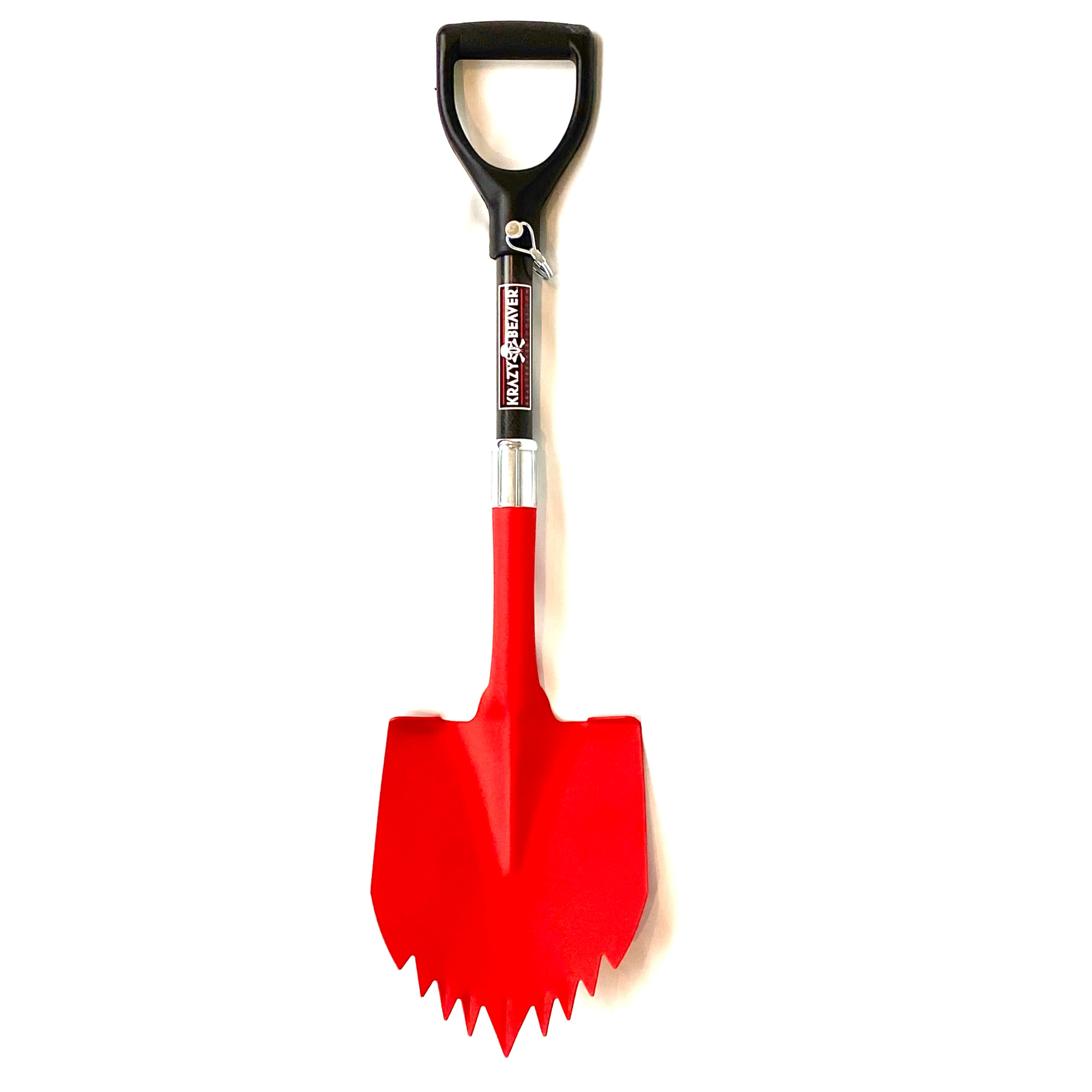 ATV / UTV Krazy Beaver Shorty Shovel (Textured Red Head / Black
