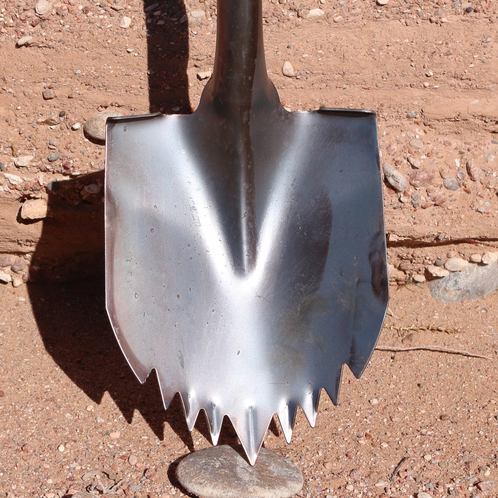 Krazy Beaver Shovel (Black Handle/Raw Steel Head) – Krazy Beaver Tools