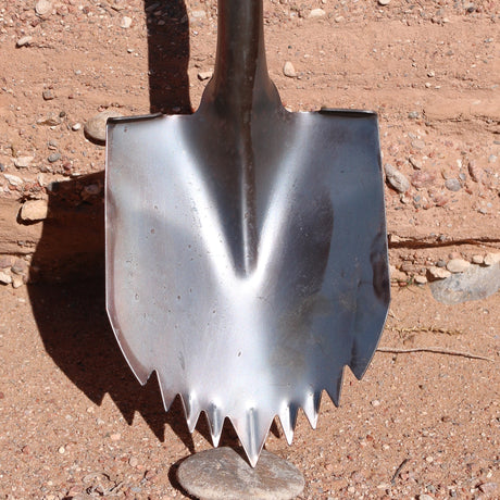 Krazy Beaver Shovel (Black Handle/Raw Steel Head)