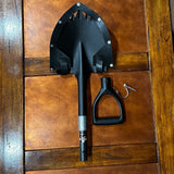 Krazy Beaver Mini Shovel  with guard (Textured Black Head / Black Handle # 45641)